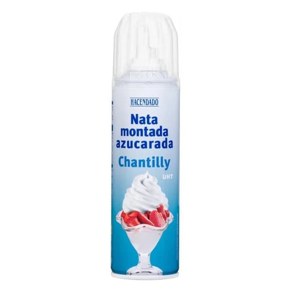 Nata montada azucarada Hacendado - 0.25 kg - Imagen del producto en Findit