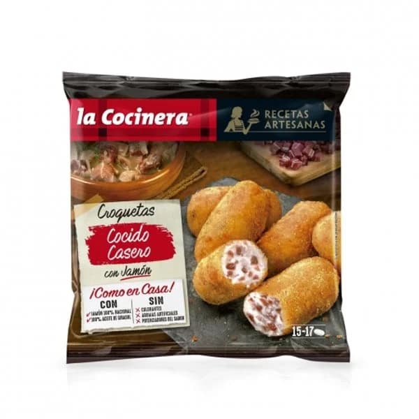 Croqueta de Jamón y Cocido 500G - 0.5 ud - Imagen del producto en Findit