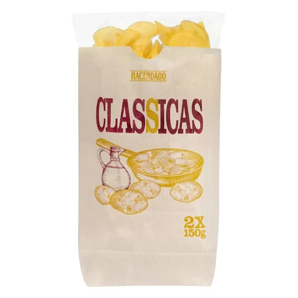 Patatas fritas clásicas Hacendado - 0.3 kg - Imagen del producto en Findit