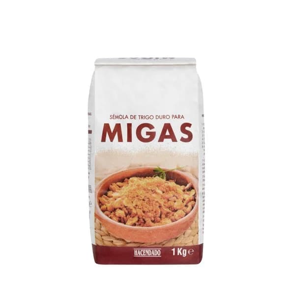 Sémola de trigo duro Hacendado para migas - 1 ud - Imagen del producto en Findit