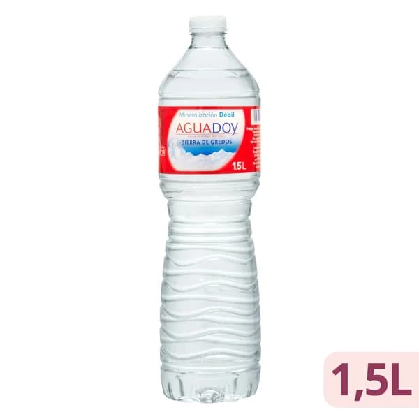 Agua mineral grande Aguadoy - 1.5 l - Imagen del producto en Findit