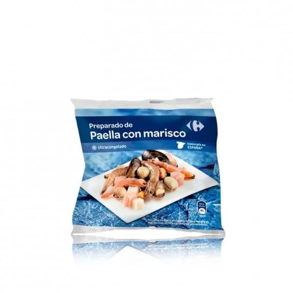 Preparado de marisco para paella congelado Carrefour 400 g - 0.4 kg - Imagen del producto en Findit
