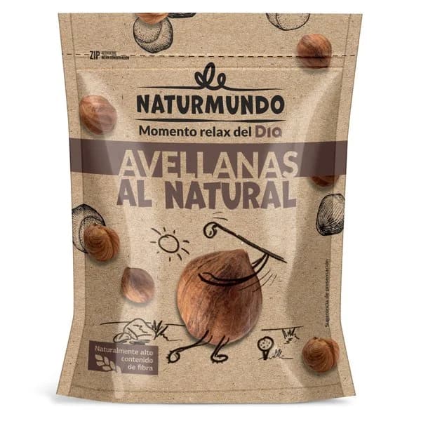 Avellanas al natural Naturmundo de Dia bolsa 150 g - 0.15 ud - Imagen del producto en Findit