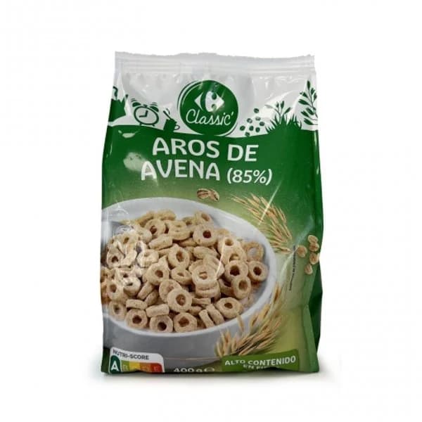 Aros de avena Carrefour Classic 400 g. - 0.4 kg - Imagen del producto en Findit