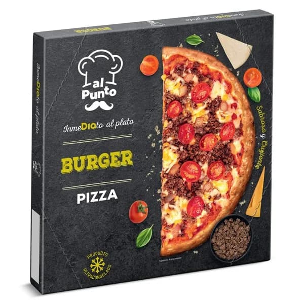 Pizza burger Al Punto Dia caja 445 g - 0.44 ud - Imagen del producto en Findit