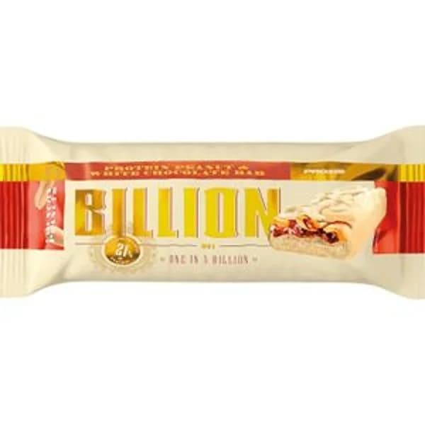 Barrita Protei. Cacahuete Chocolate Blanco Billion - 0.05 kg - Imagen del producto en Findit