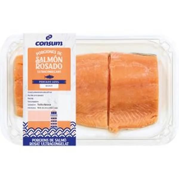 Porciones de Salmón Rosado Congelado - 0.23 kg - Imagen del producto en Findit
