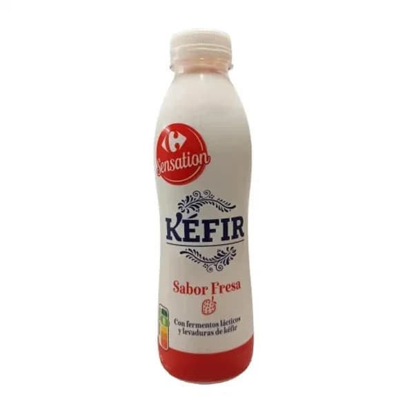 Kéfir sabor fresa Carrefour Sensation 500 g. - 0.5 kg - Imagen del producto en Findit