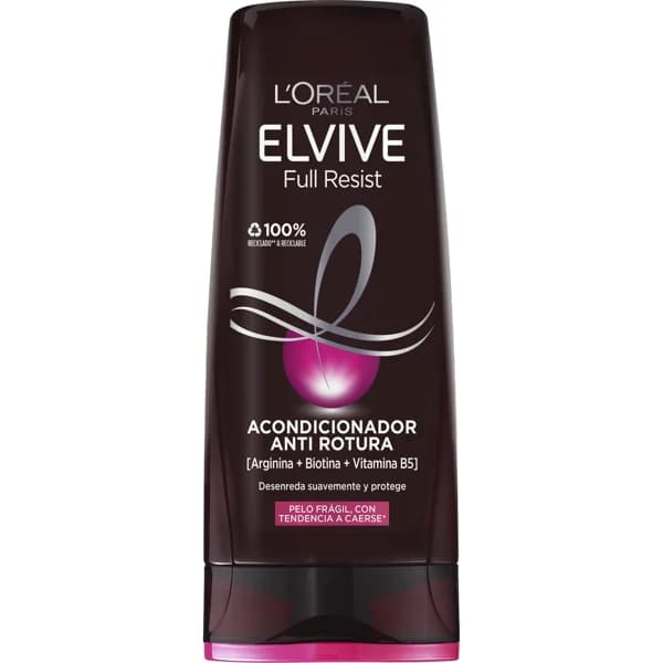 Acondicionador anti rotura para pelos frágil y con tendencia a caerse Full Resist L'Oréal-Elvive 300 ml. - 0.3 l - Imagen del producto en Findit