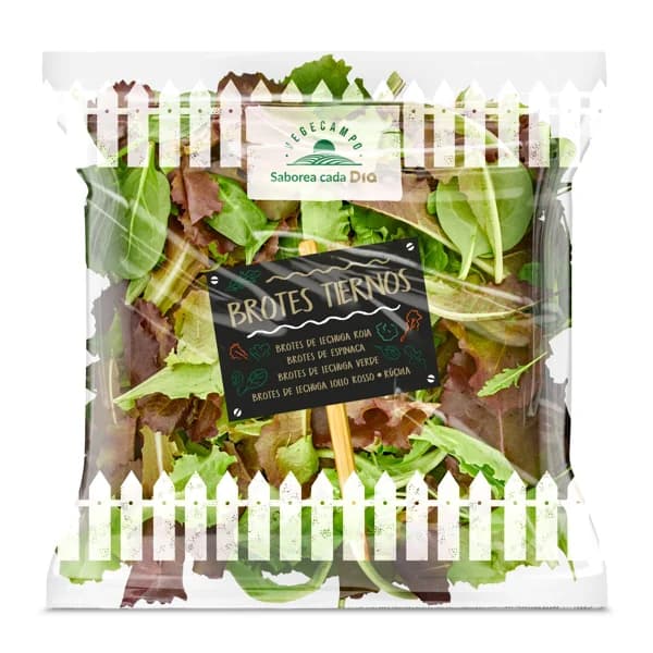 Ensalada selección de brotes Vegecampo de Dia bolsa 100 g - 0.07 ud - Imagen del producto en Findit