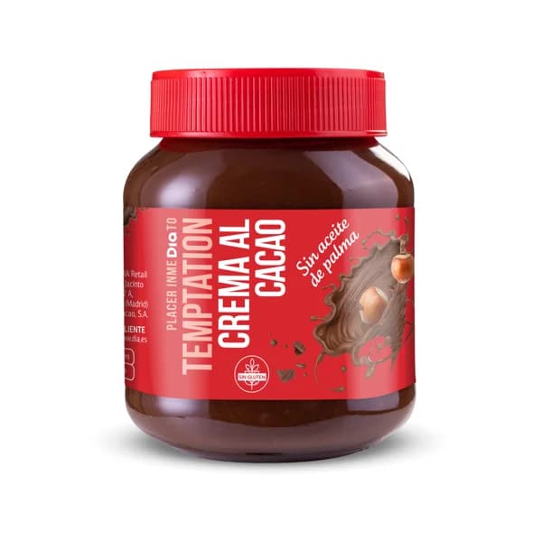 Crema al cacao Temptation de Dia bote 400 g - 0.4 ud - Imagen del producto en Findit