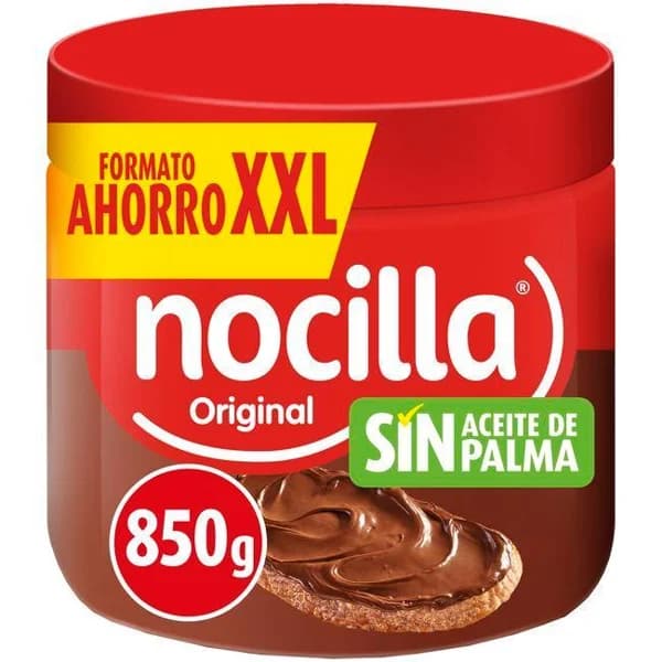 Crema de cacao original NOCILLA, bote 850 g - 0.85 kg - Imagen del producto en Findit