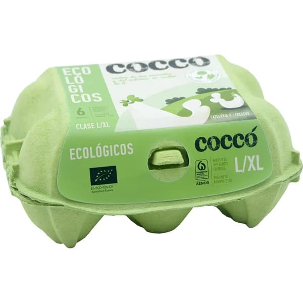 Huevos Ecológicos L-Xl - 6 ud - Imagen del producto en Findit