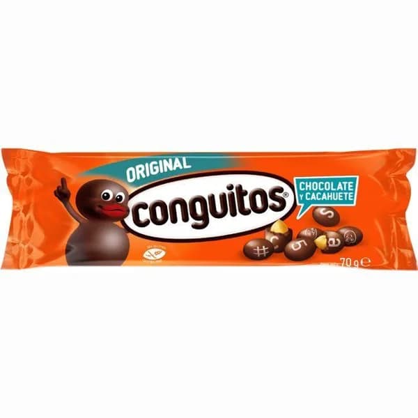 Cacahuete recubierto de chocolate CONGUITOS, bolsa 75 g - 0.08 kg - Imagen del producto en Findit