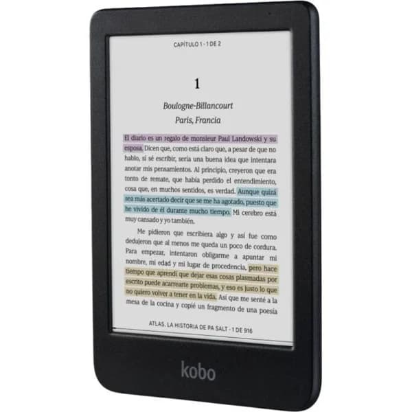 eReader de 6", táctil, 16 Gb, Kobo Clara Colour KOBO - 1 ud - Imagen del producto en Findit