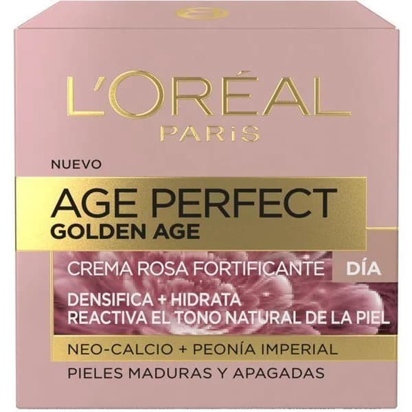 Crema rosa fortificante de día L`OREAL Golden Age, tarro 50 ml - 0.05 l - Imagen del producto en Findit