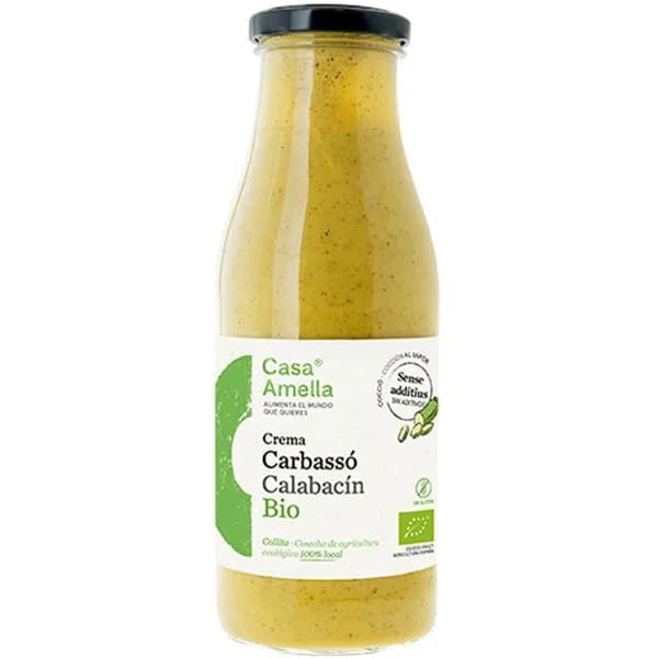 Crema de calabacín bio CASA AMELLA, frasco 500 ml - 0.5 l - Imagen del producto en Findit