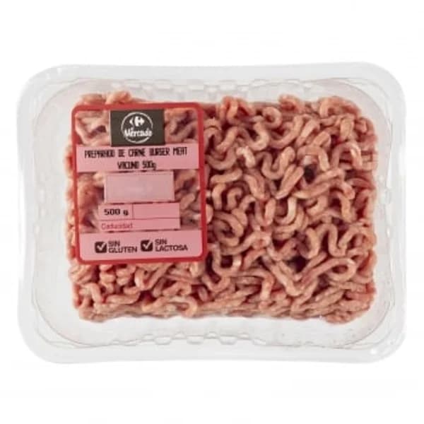 Preparado de carne picada de vacuno Carrefour El Mercado 500 g - 0.5 kg - Imagen del producto en Findit