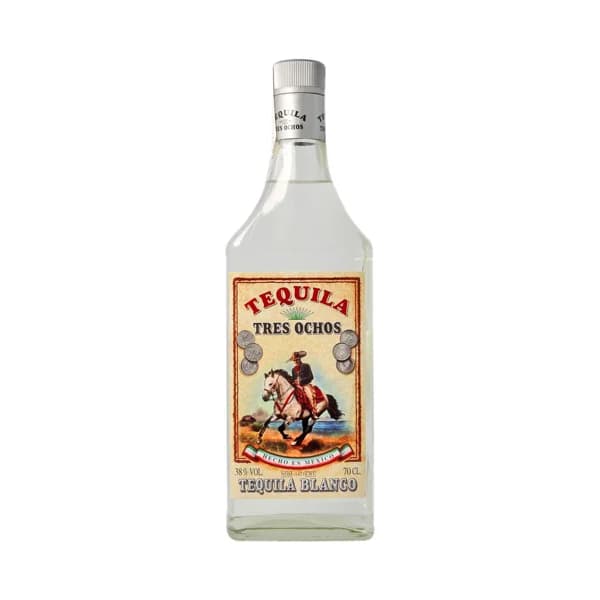 TRES OCHOS Tequila blanco botella de 70 cl. - 0.7 l - Imagen del producto en Findit