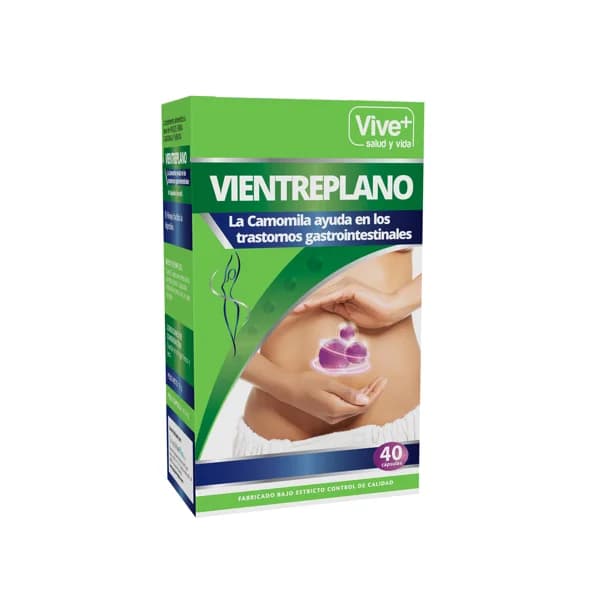 VIVE+ SALUD Y VIDA Complemento alimenticio Vientreplano VIVE + SALUD Y VIDA 40 uds. 16 g. - 1 ud - Imagen del producto en Findit