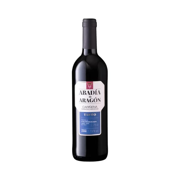ABADÍA DE ARAGÓN  Vino tinto con D.O. Cariñena botella de 75 cl. - 1 ud - Imagen del producto en Findit