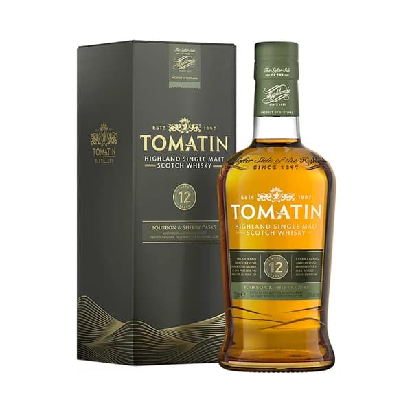 TOMATIN Whisky single malt escoces de 12 años botella 70 cl. - 0.7 l - Imagen del producto en Findit