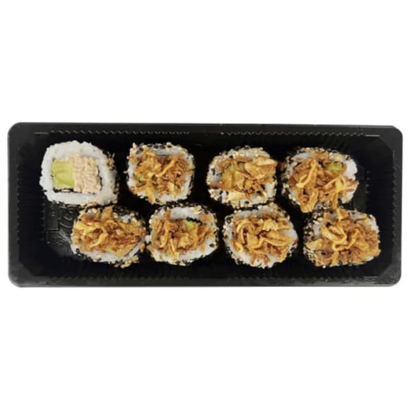 SUSHI GOURMET Bandeja Maki California atún y aguacate con mayonesa picante y cebolla frita SUSHI GOURMET 8 uds. - 0.21 kg - Imagen del producto en Findit