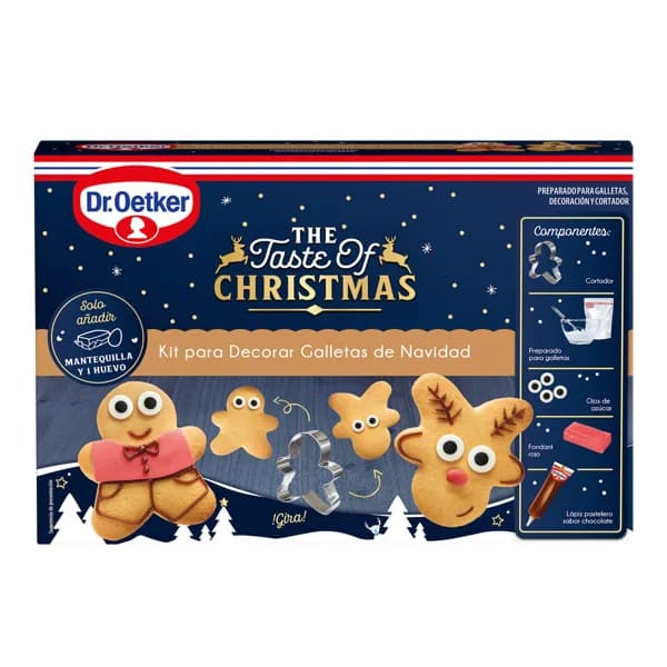 DR. OETKER Kit para decorar galletas de Navidad Dr. OETKER 379 g. - 0.38 kg - Imagen del producto en Findit