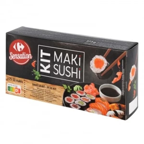 Kit Maki-Sushi Sensation Carrefour 373 g. - 0.37 kg - Imagen del producto en Findit