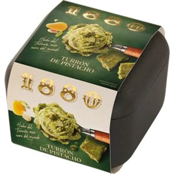 Tarrina Helado Turrón Pistacho - 0.32 kg - Imagen del producto en Findit
