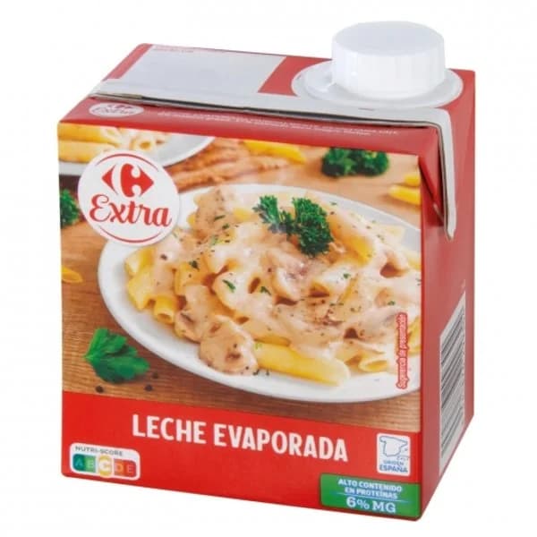 Leche evaporada Extra Carrefour 500 ml. - 0.5 l - Imagen del producto en Findit